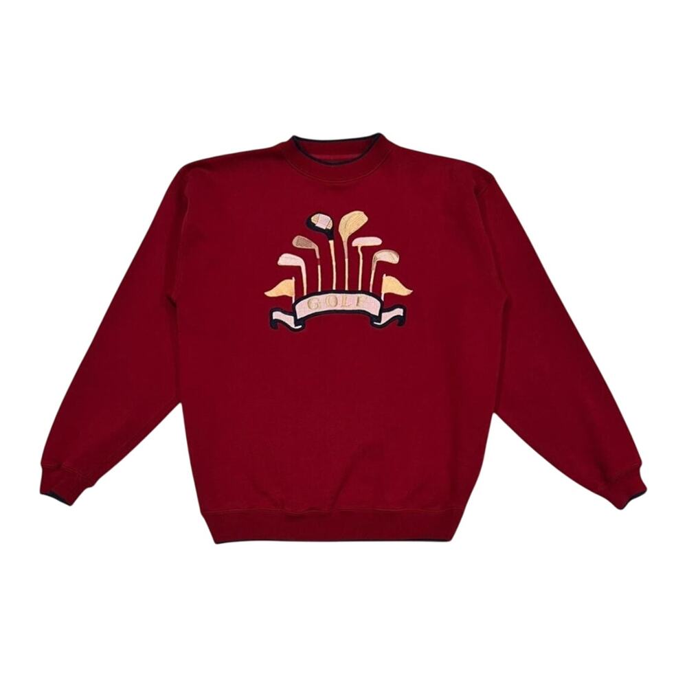 ★ Golf Vintage (90s) Embroidered Crewneck by Red Cliff Trading Co. ★